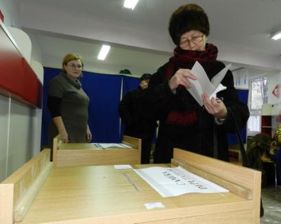 Prezenţă la vot de doar 3,72% în Bihor la prima raportare
